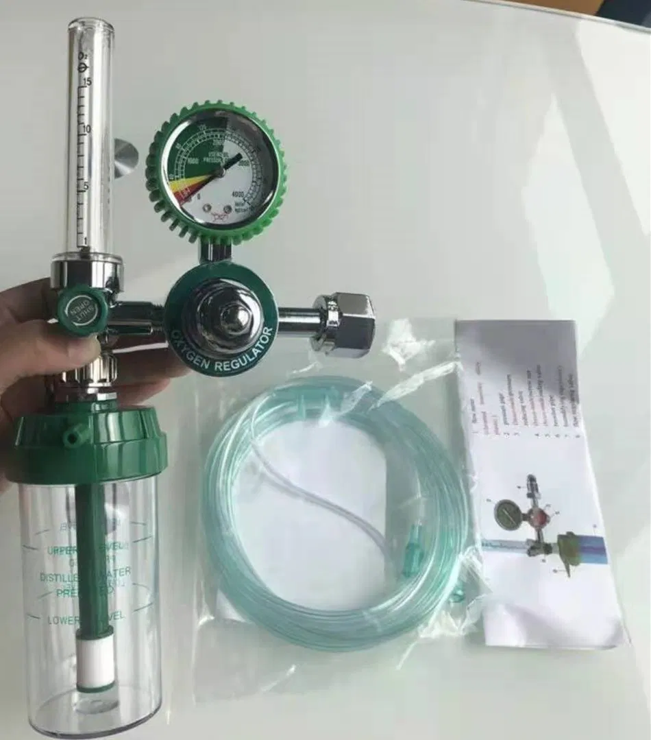 Medical Oxygen Pressure Brass Flowmeter Oxygen Regulator for Cylinder - Image 4