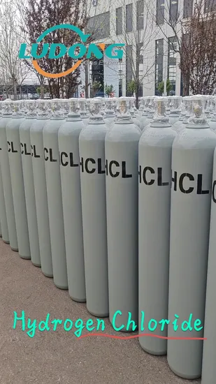 Factory Manufacture 99.9% Purity HCl Gas Anhydrous Hydrogen Chloride HCl for Refinery Use