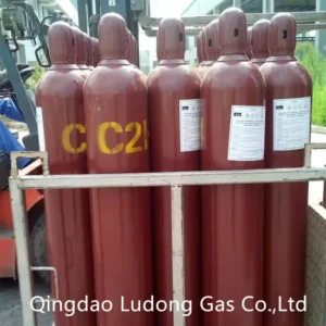 Wholesale 99.9% Purity Ethylene Gas/ C2h4 Gas/ Ripening Gas in 40L Cylinder