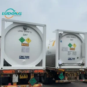 99.9% Liquefied Nitrous Oxide/N2o Gas in ISO Tank Container