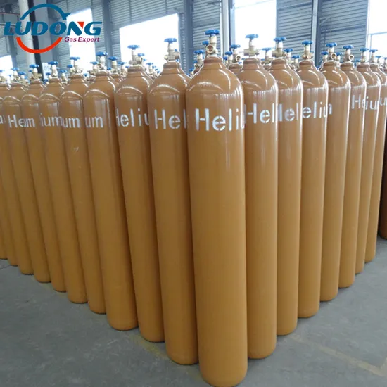 50L 200bar Tped Cylinder with Helium Gas 99.999%/ High Purity Helium/Helium Gas - Image 5