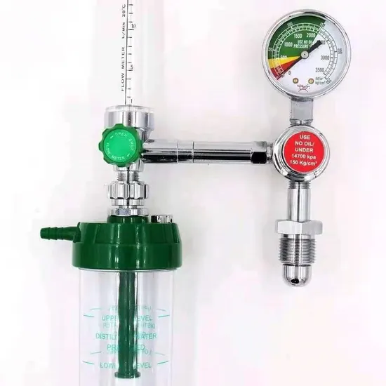 Medical Oxygen Pressure Brass Flowmeter Oxygen Regulator for Cylinder - Image 2