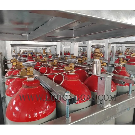 5.0 CH4 Gas/Methane Gas in 200bar Cylinder Racks