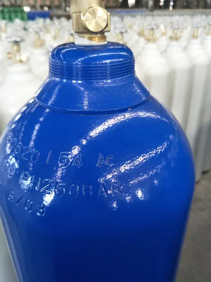 40L Argon Gas Cylinder / 6m3 Argon Cylinder with BS341.3 Valve and Cap - Image 4
