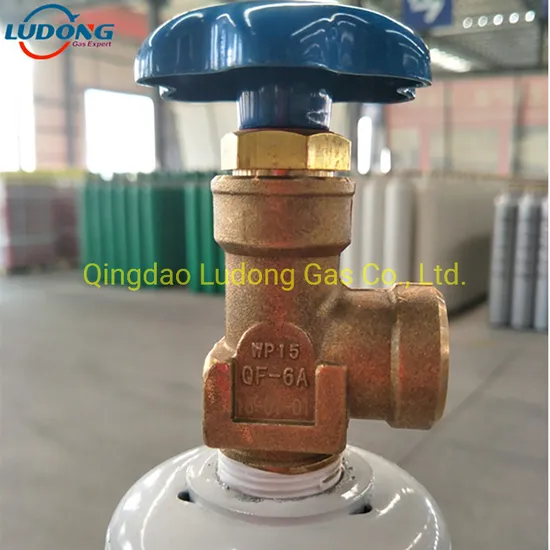 40L 150bar ISO9809 Oxygen Cylinder with Qf-6A Valve and Cap - Image 6