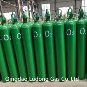 40L 150bar Medical O2 Gas 99.9% Purity Gas 40 Liter Oxygen Cylinder