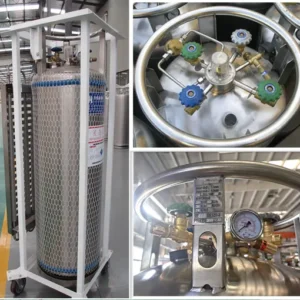 DOT-4L Cryogenic Liquid Oxygen/Nitrogen Dewar Cylinder