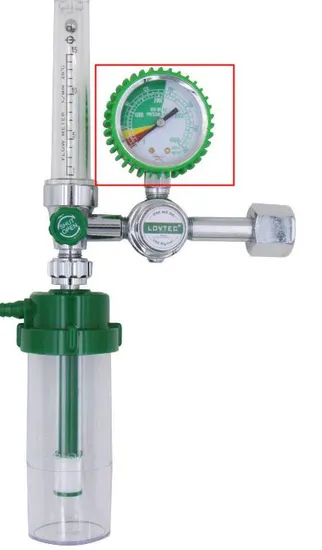 Medical Oxygen Pressure Brass Flowmeter Oxygen Regulator for Cylinder - Image 5