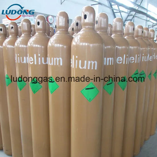 50L 200bar Tped Cylinder with Helium Gas 99.999%/ High Purity Helium/Helium Gas - Image 4