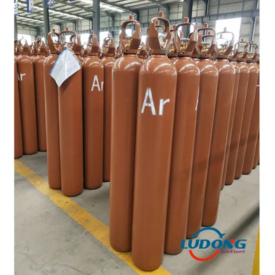 99.999% Argon Gas Filling in 47L High Pressure Seamless Steel Argon Gas Cylinder