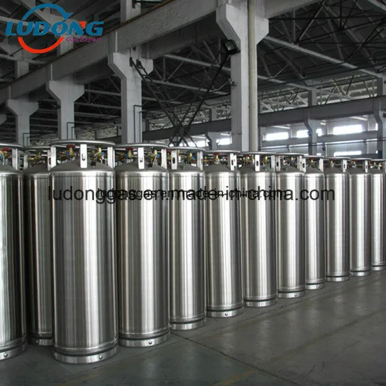 175L 195L 210L 500L Vertical Liquid Oxygen Dewar Cylinder/ Cryogenic Cylinder - Image 4