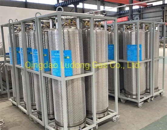 Vertical 150L-500L Liquid Nitrogen and Oxygen Dewar Cylinder Cryogenic Tanks - Image 4