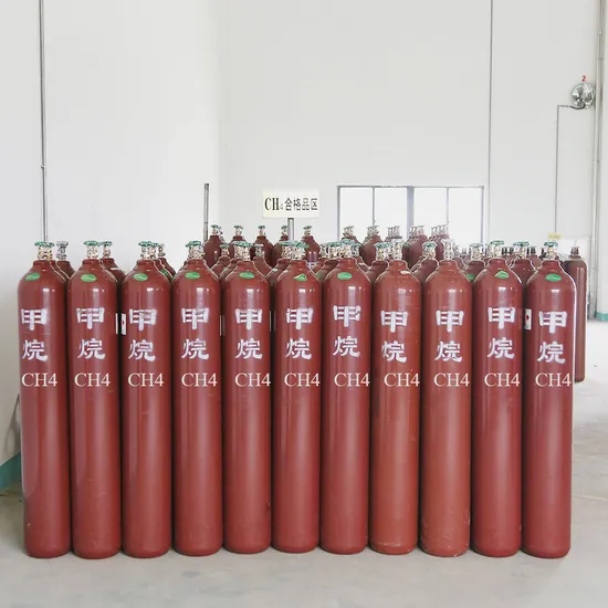 44L/47L DOT Cylinder Filling with 99.999% Purity Methane Gas / CH4 Gas - Image 2
