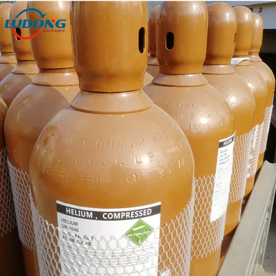 50L 200bar Tped Cylinder with Helium Gas 99.999%/ High Purity Helium/Helium Gas - Image 6