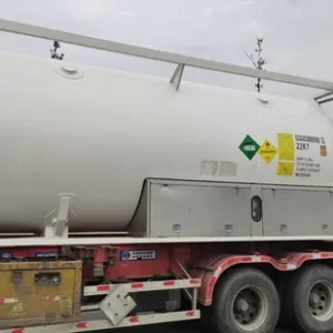 22 Tons High Purity Liquid Argon in ISO Tanks