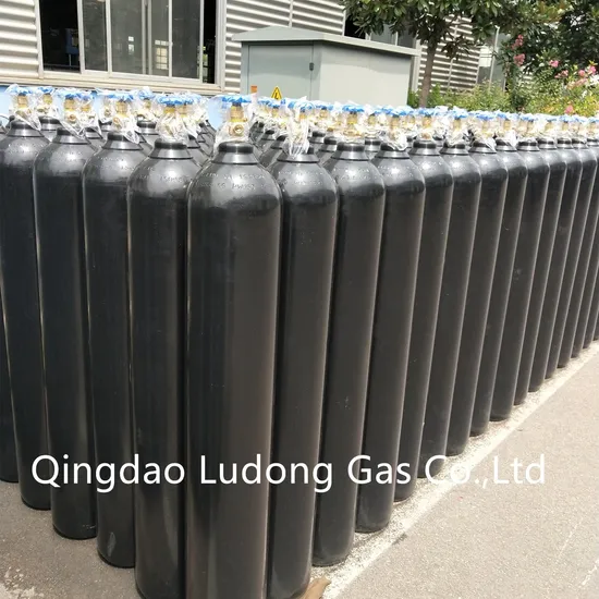 40L 150bar ISO9809 Oxygen Cylinder with Qf-6A Valve and Cap - Image 4