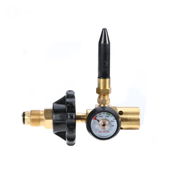 Helium Gas Balloon Inflator Regulator with Gauge - Image 2