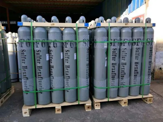 Sulfur Hexafluoride Purity 99.995% in 50kg Size Cylinder