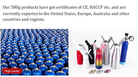 Wholesale 99.9% Purity Nitrous Oxide Gas/N2o Gas in 44L 47L Cylinder - Image 2