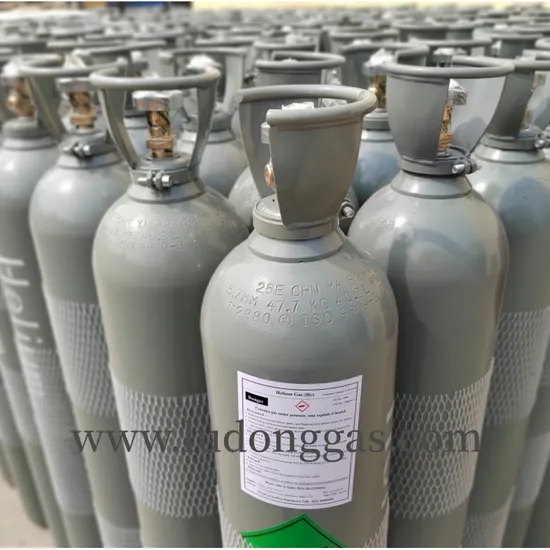 Ultra High Purity Grade Helium 99.9999% in 40L 50L Cylinder