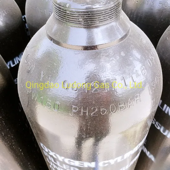40L 150bar ISO9809 Oxygen Cylinder with Qf-6A Valve and Cap