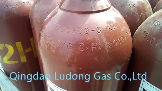 Hot-Sale 99.95% Purity High Quality Fruit Ripening Gas Ethylene C2h4 Gas 40L 50L