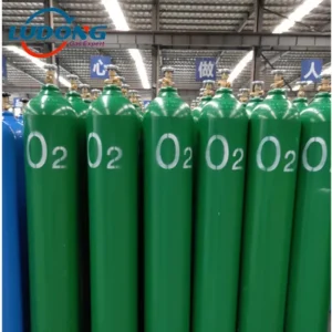 5n Purity Oxygen Gas / UHP Oxygen Gas in 150bar 6m3 7m3 Cylinders