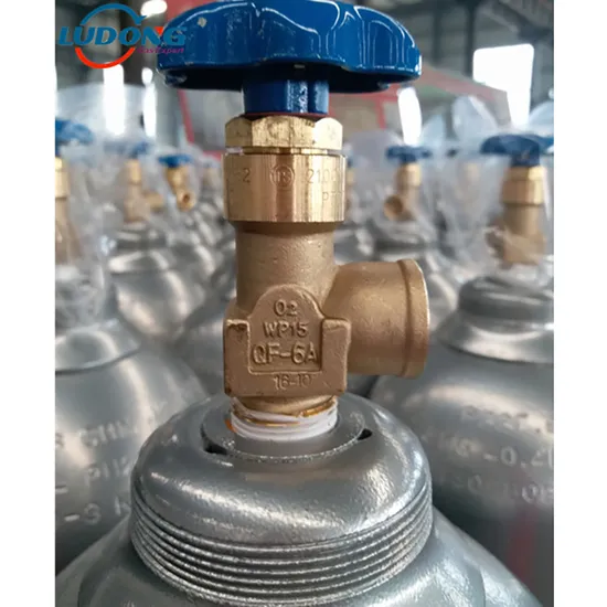 40L 150bar Pressure ISO9809 Medical Oxygen Cylinders with Qf-6A Valve - Image 3